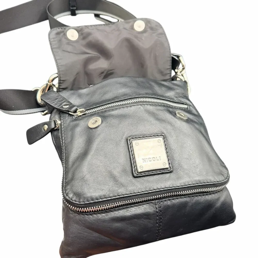 NICOLI black genuine